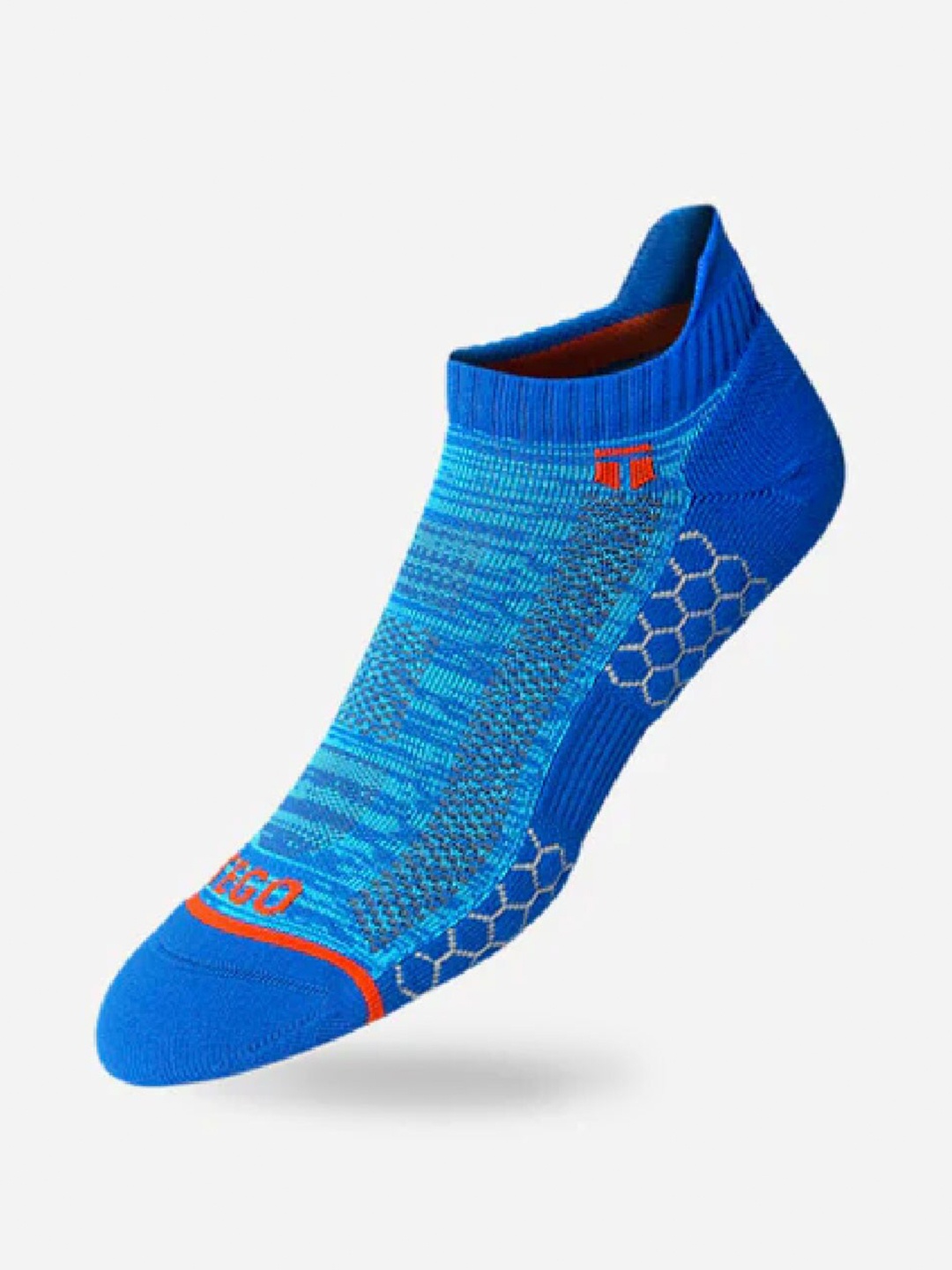 

TEGO Patterned Ankle Length Socks, Blue