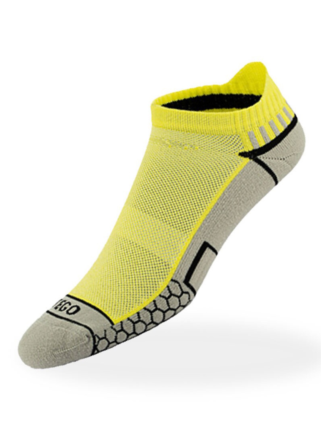 

TEGO Patterned Ankle Length Socks, Yellow