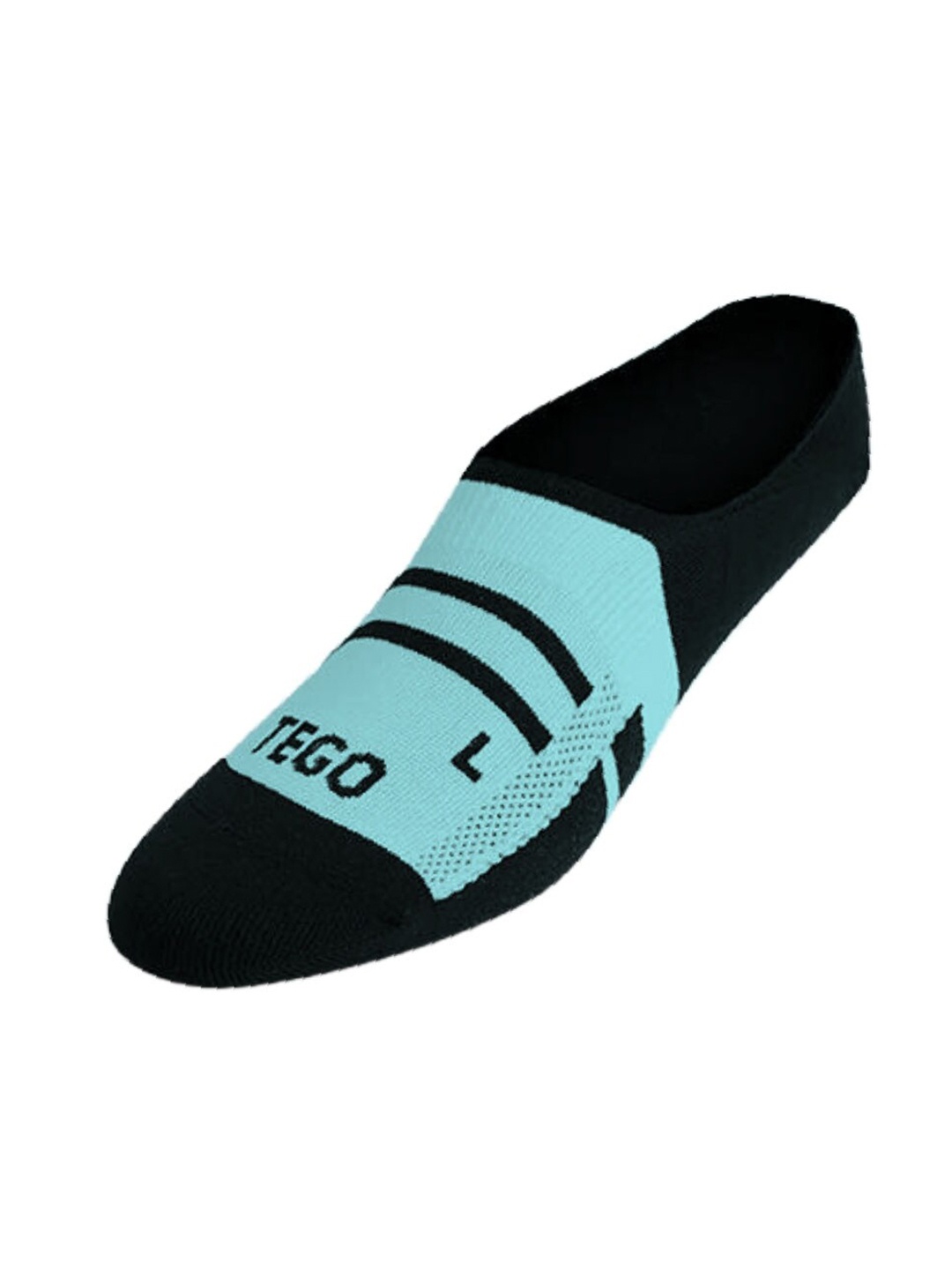 

TEGO Colourblocked Antimicrobial Shoe Liner Socks, Blue