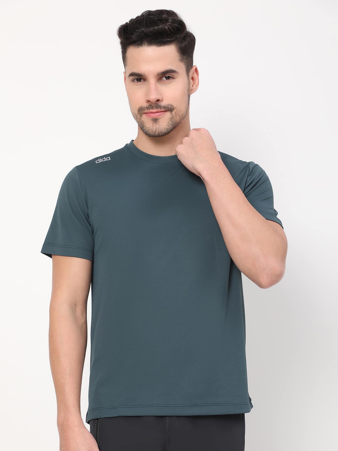 

DIDA Men Dri-FIT Pockets T-shirt, Sea green