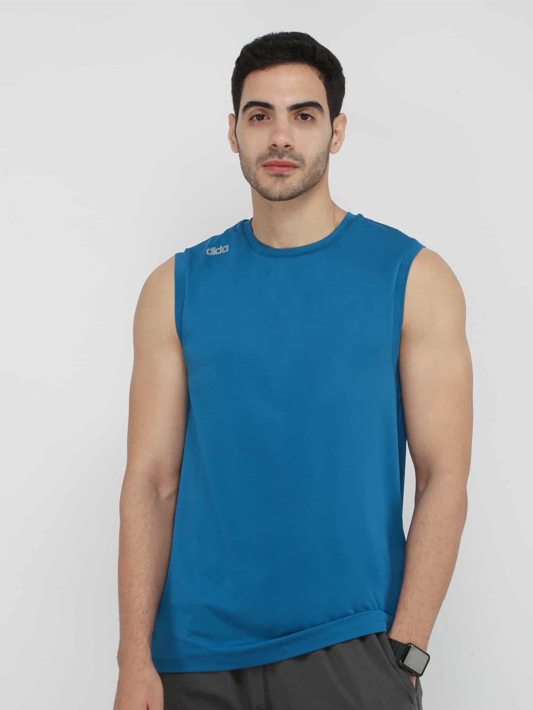 

DIDA Men Dri-FIT Pockets T-shirt, Blue