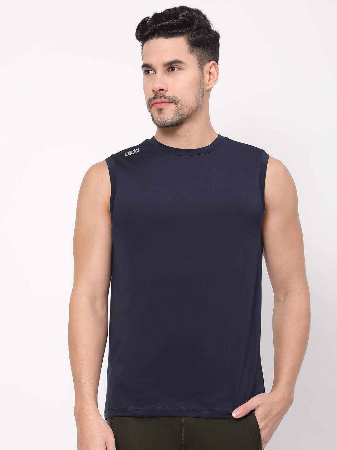 

DIDA Men Dri-FIT Pockets T-shirt, Navy blue