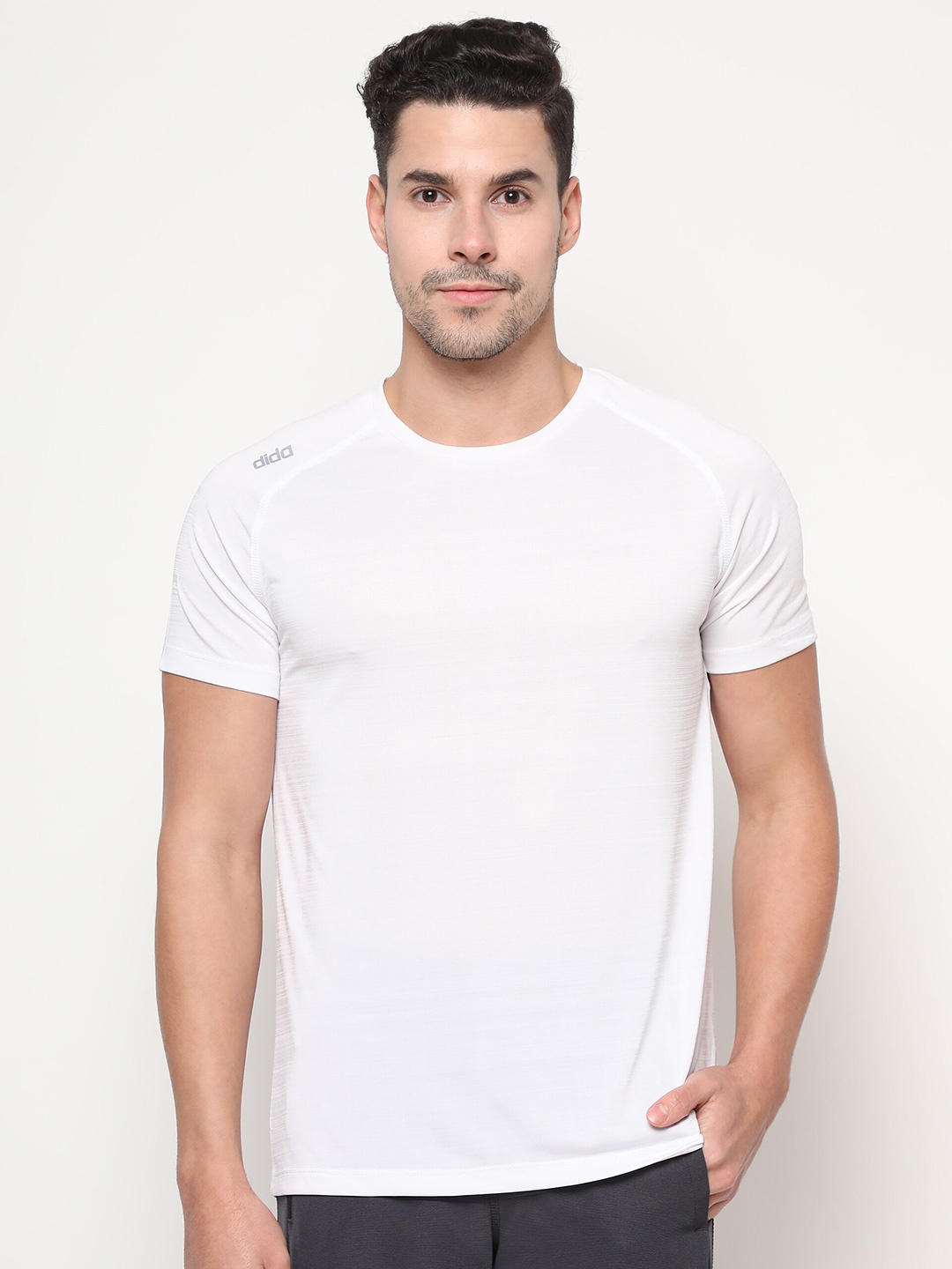 

DIDA Men Dri-FIT Pockets T-shirt, White