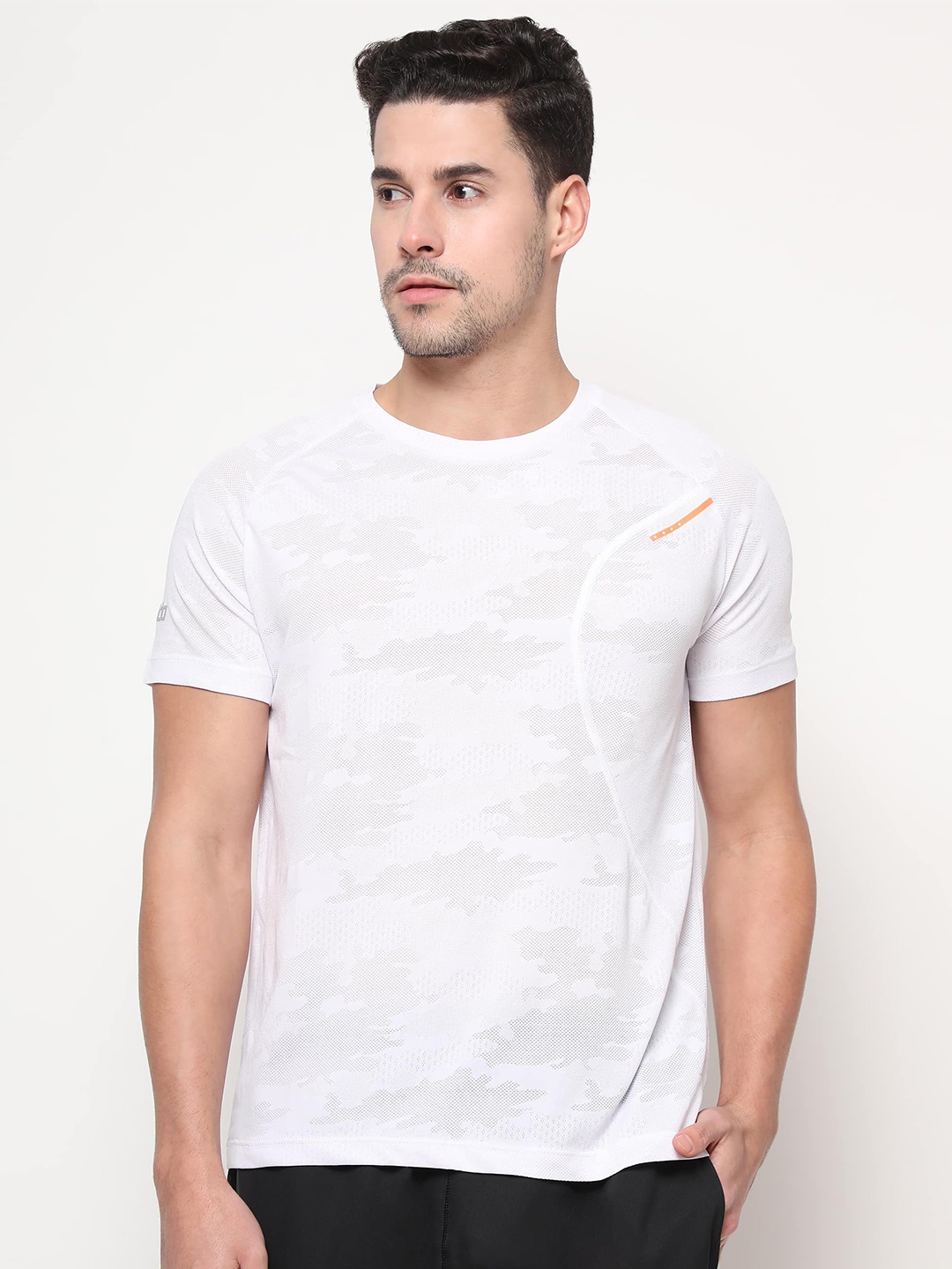 

DIDA Men Dri-FIT Pockets T-shirt, White