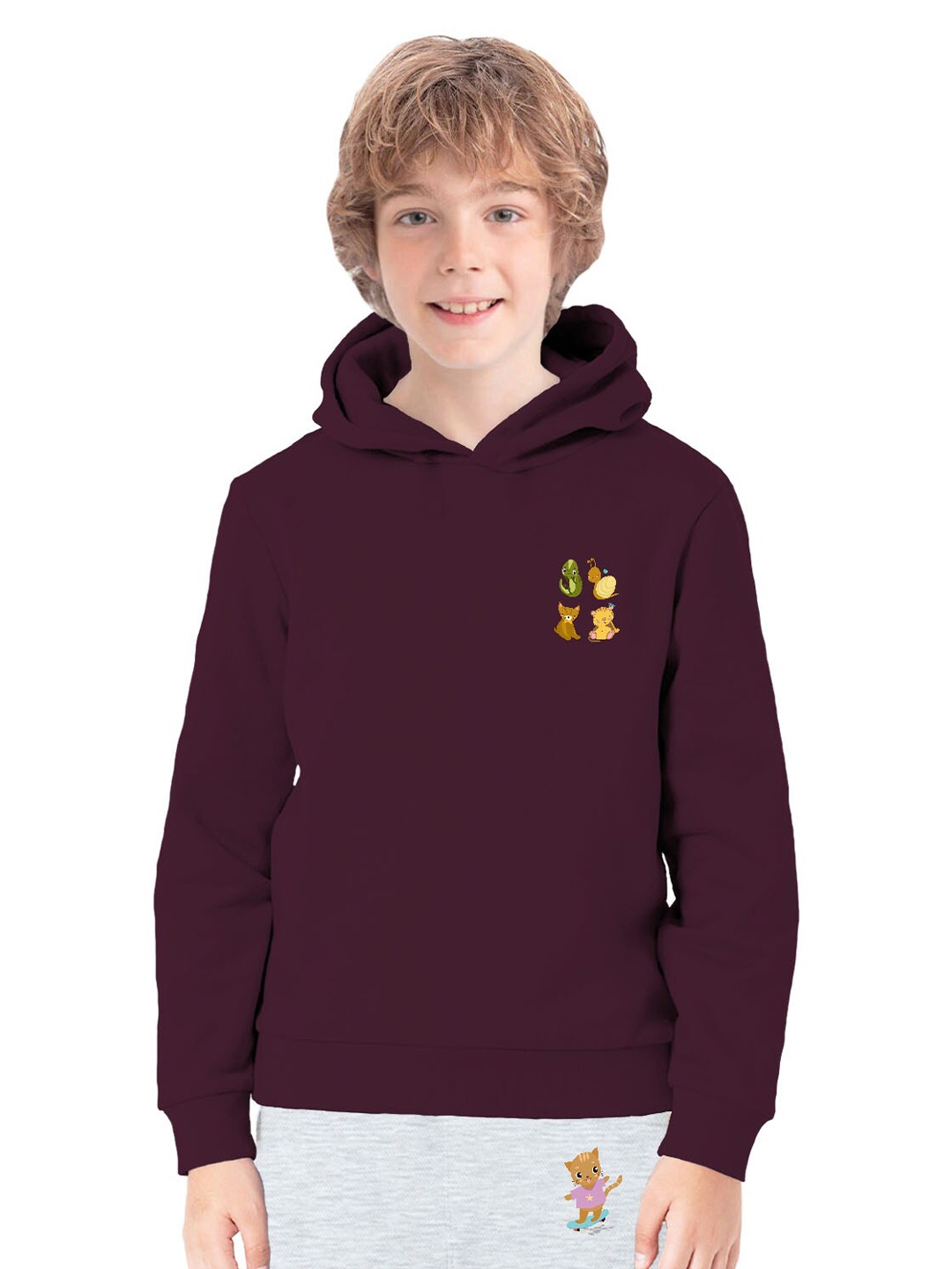 

BAESD Boys Hooded Sweatshirt, Maroon