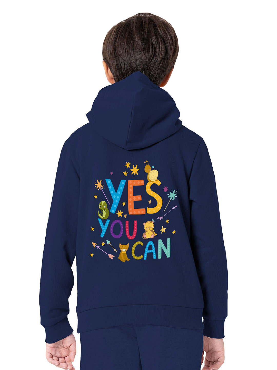 

BAESD Boys Hooded Sweatshirt, Navy blue