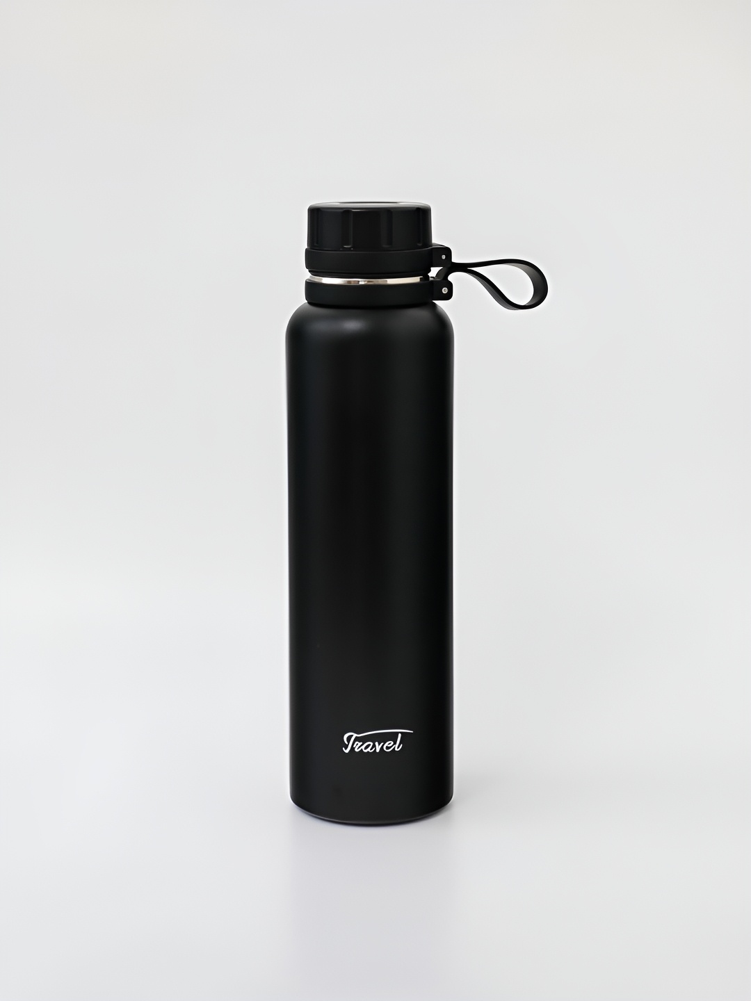 

UMAI Black & Silver Toned Stainless Steel Double Wall Vacuum Water Bottle 1.1 L