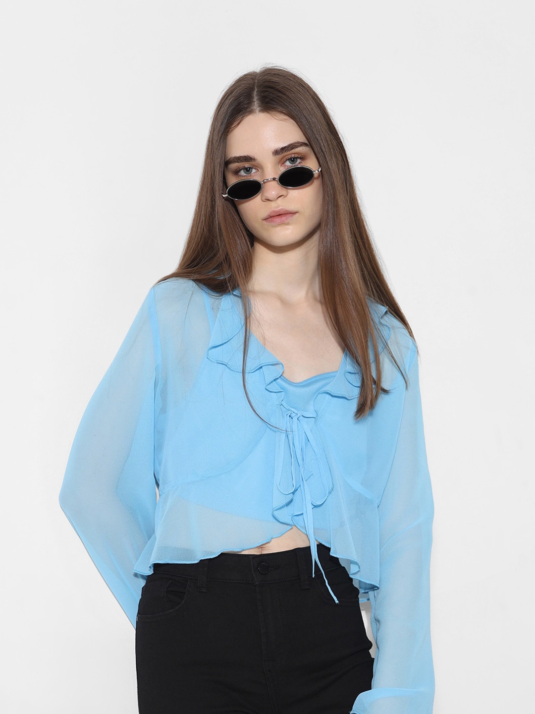 

ONLY Crop Top, Blue