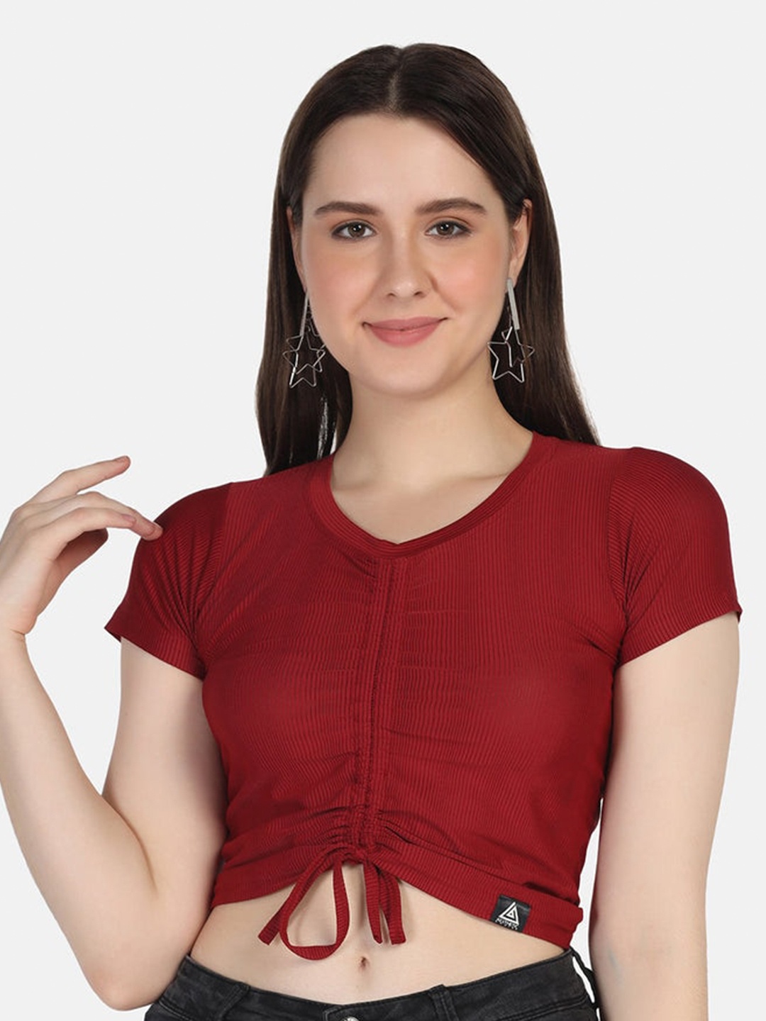 

Aesthetic Bodies Crop Top, Maroon