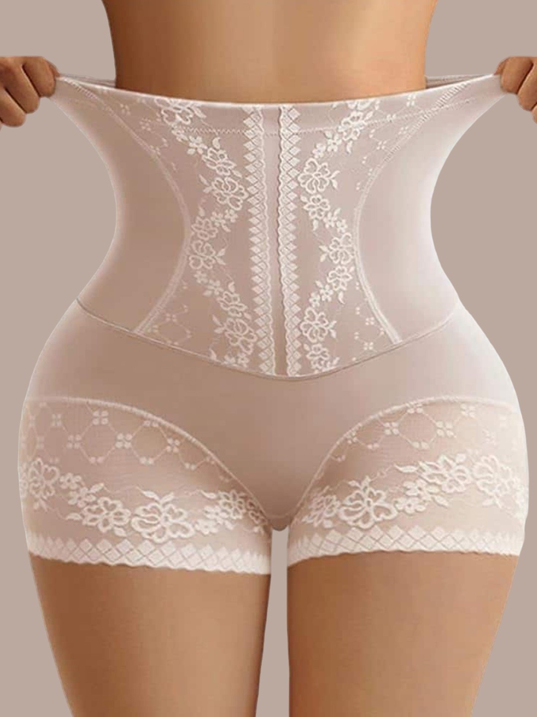 

CareDone Self Design Tummy & Thigh Shapewear, Cream
