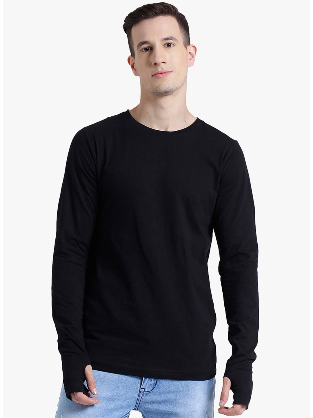 

Rigo Men Solid T-shirt, Black
