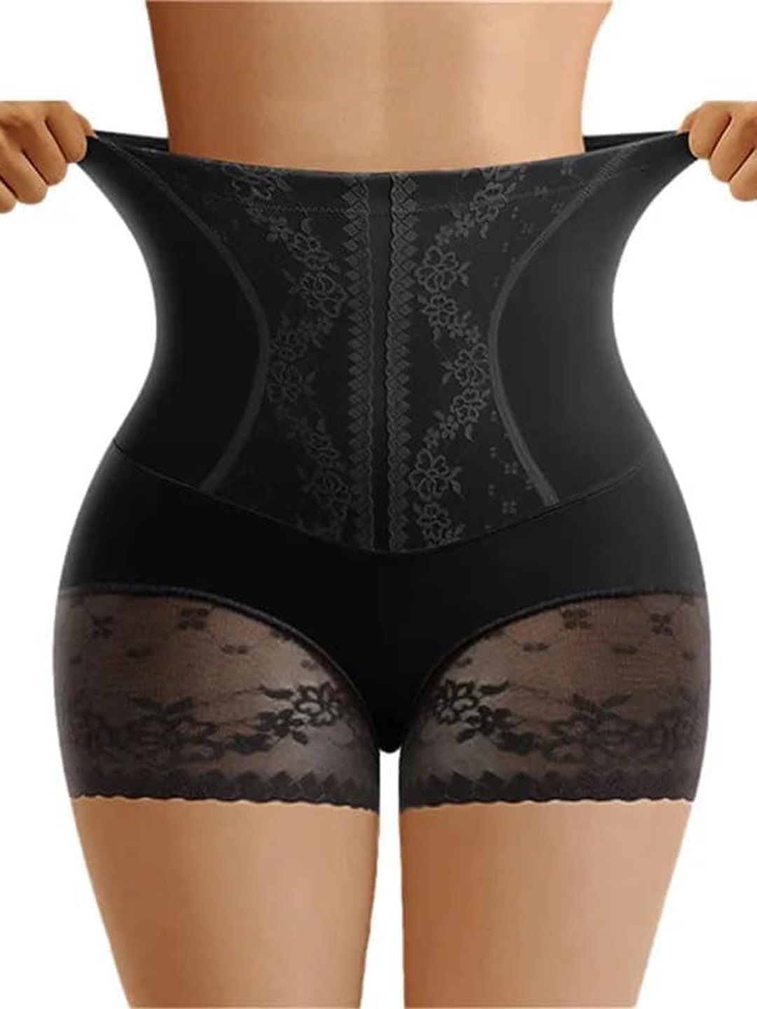 

CareDone Self Design Tummy & Thigh Shapewear, Black