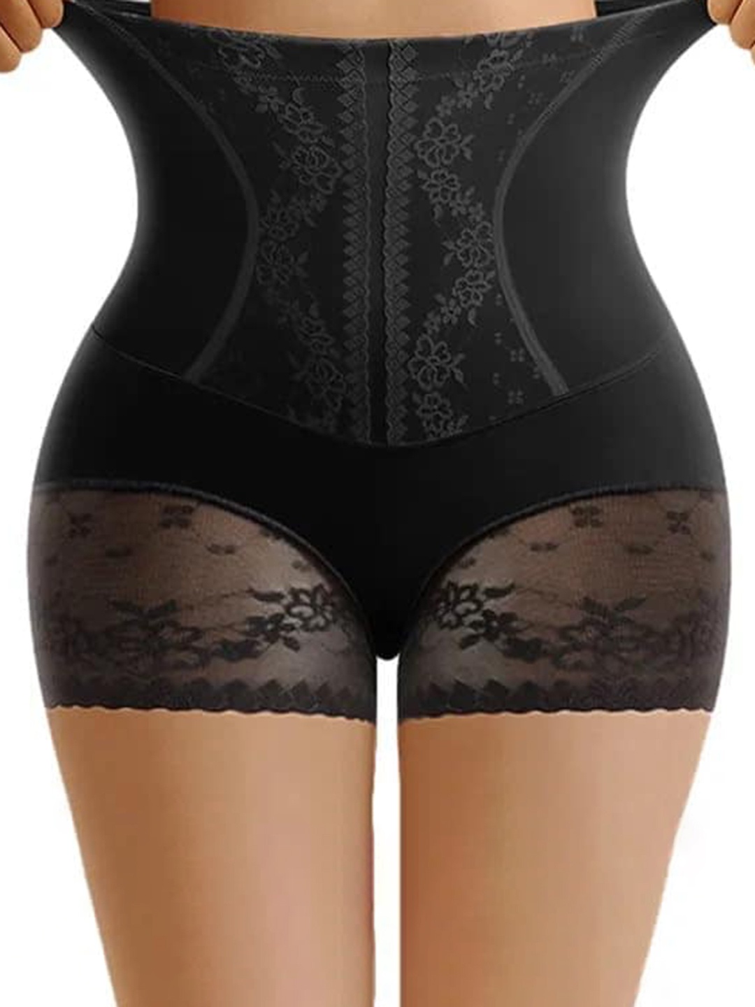 

CareDone Self Design Tummy & Thigh Shapewear, Black