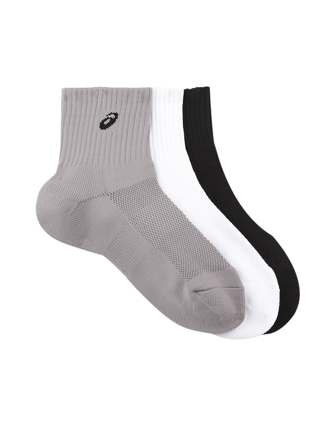 

ASICS Pack of 3 Above Ankle Socks, Grey