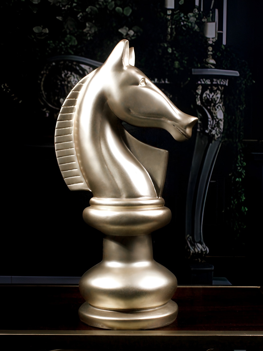 

THE WHITE INK DECOR Gold-Toned Figurine Showpiece