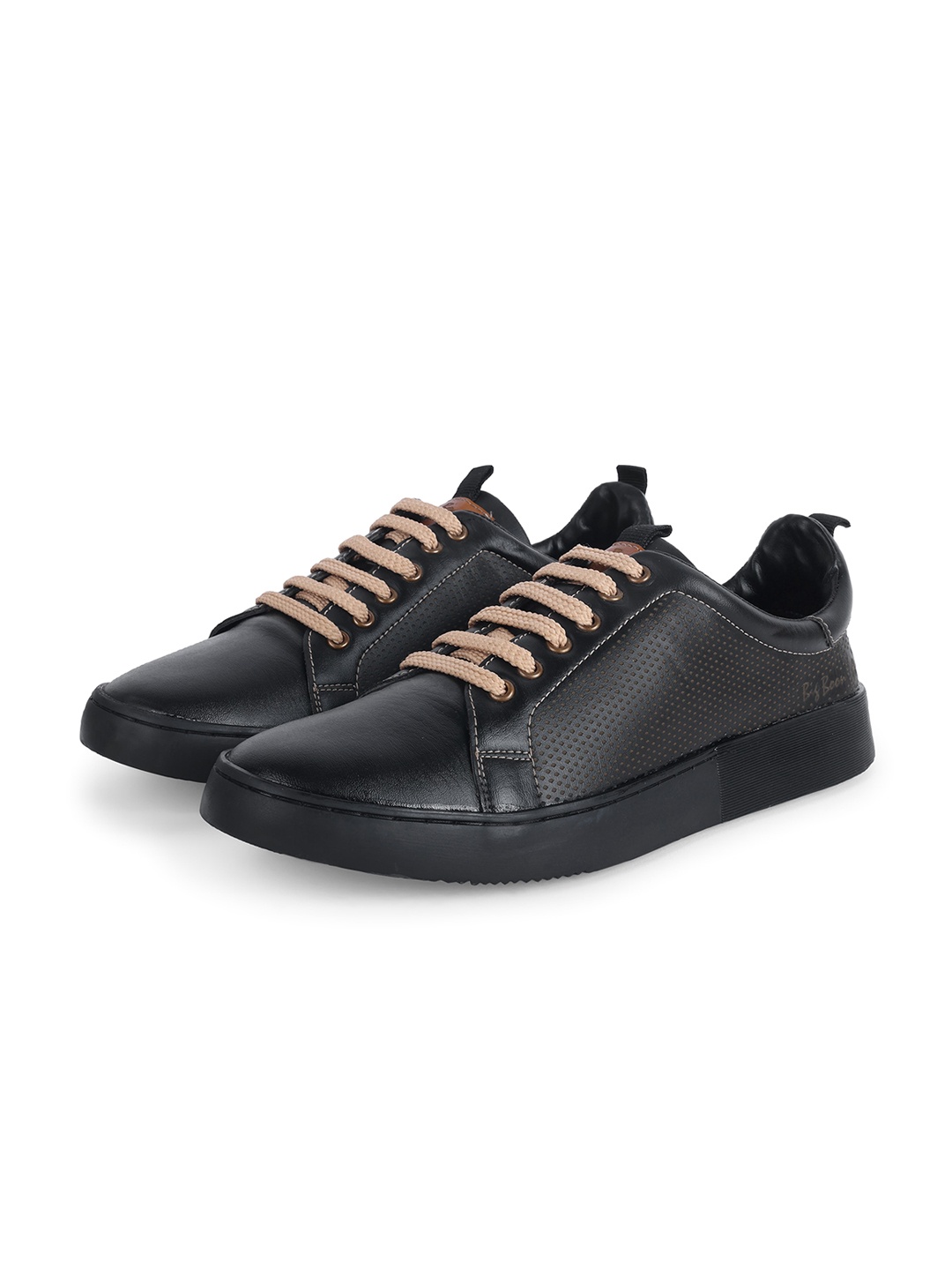 

Big Boon Men Lightweight Lace Up Sneakers, Black