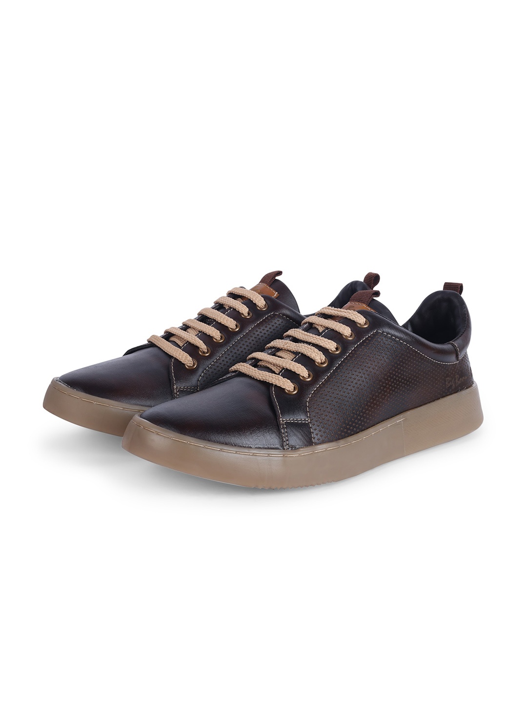 

Big Boon Men Lightweight Lace Up Sneakers, Bronze