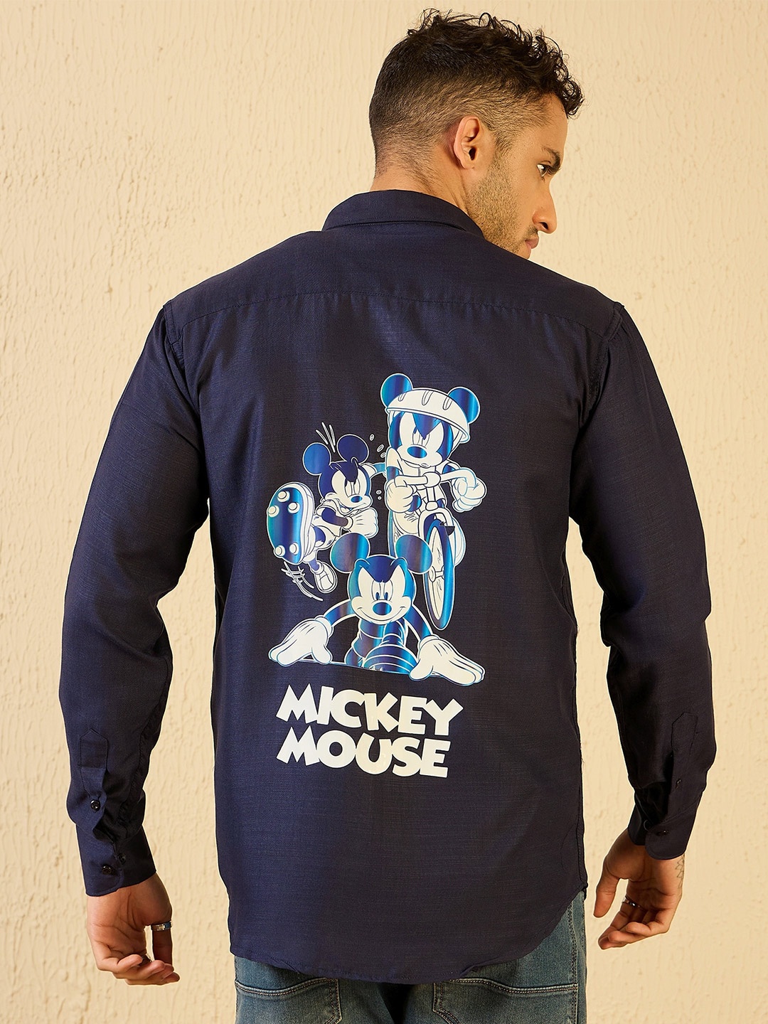 

Kook N Keech Original Printed Opaque Casual Shirt, Blue