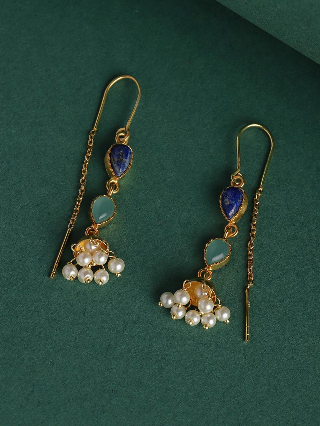 

Fabindia Contemporary Drop Earrings, Gold