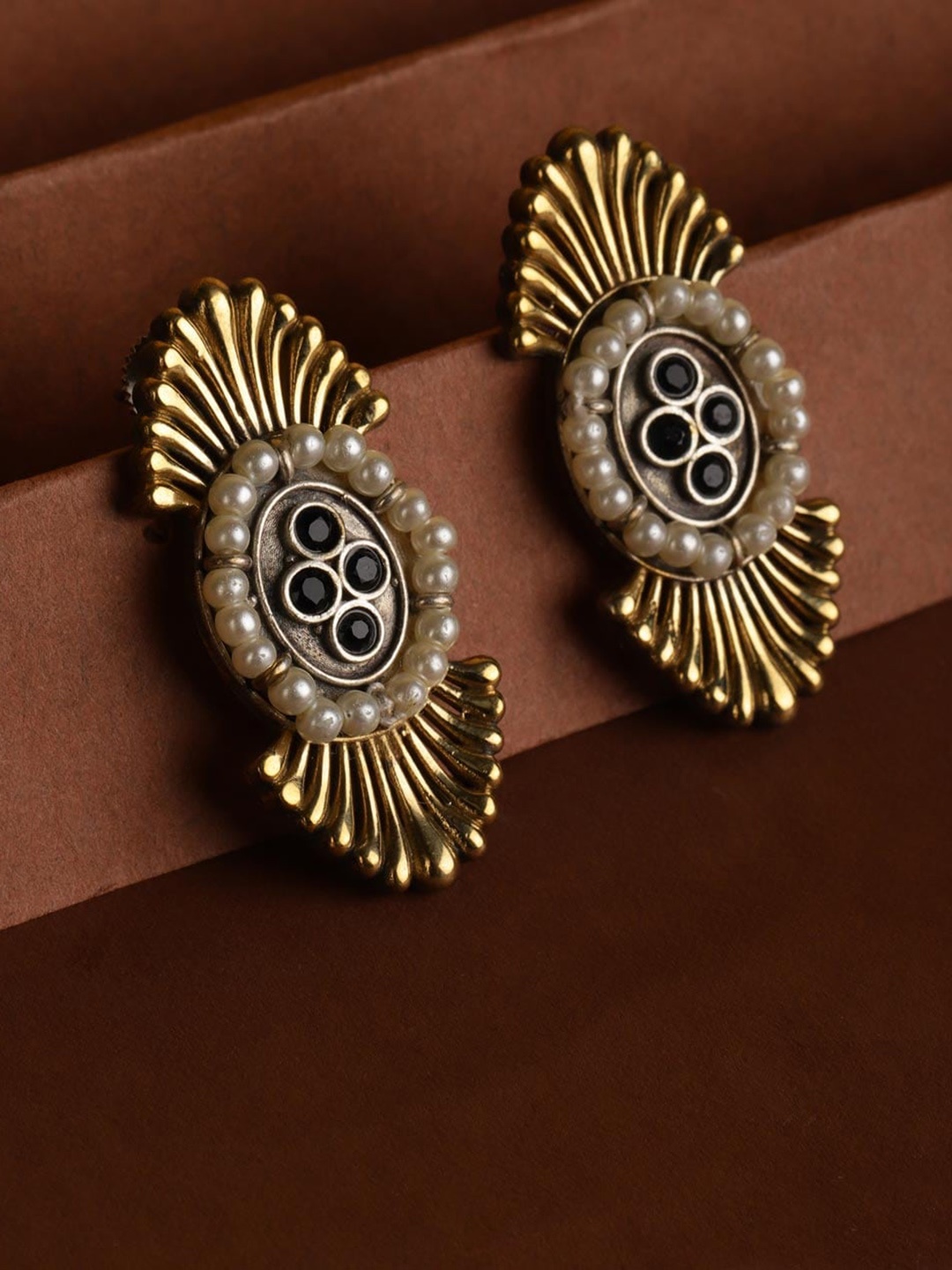 

Fabindia Contemporary Drop Earrings, Gold