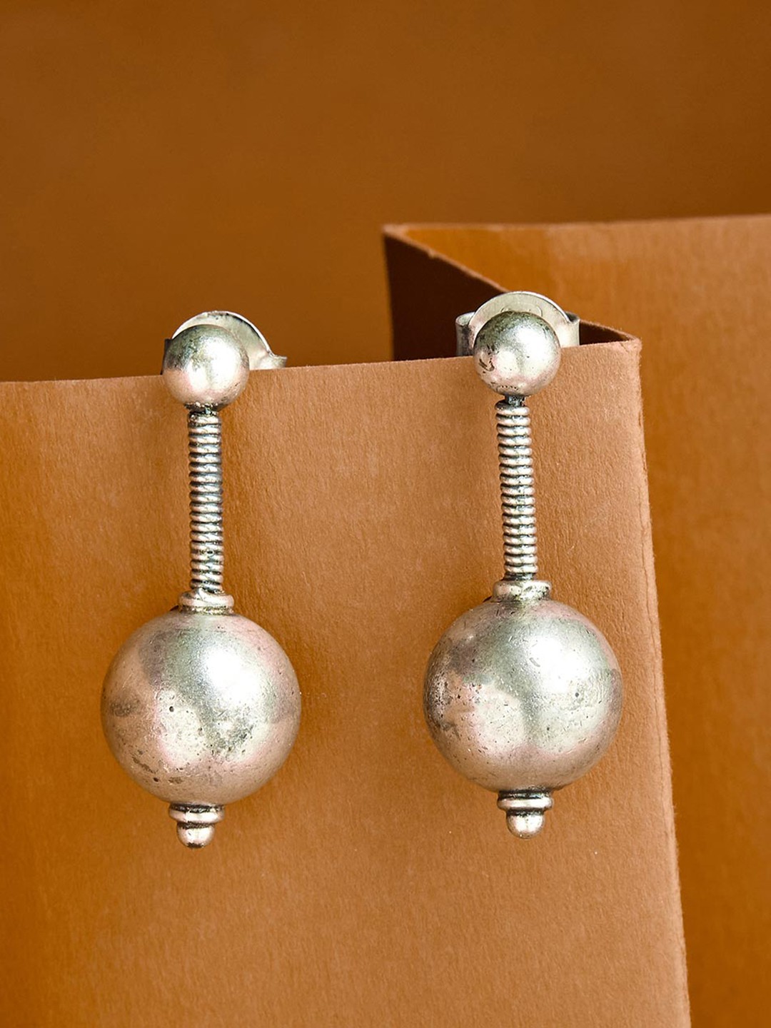 

Fabindia Contemporary Drop Earrings, Silver