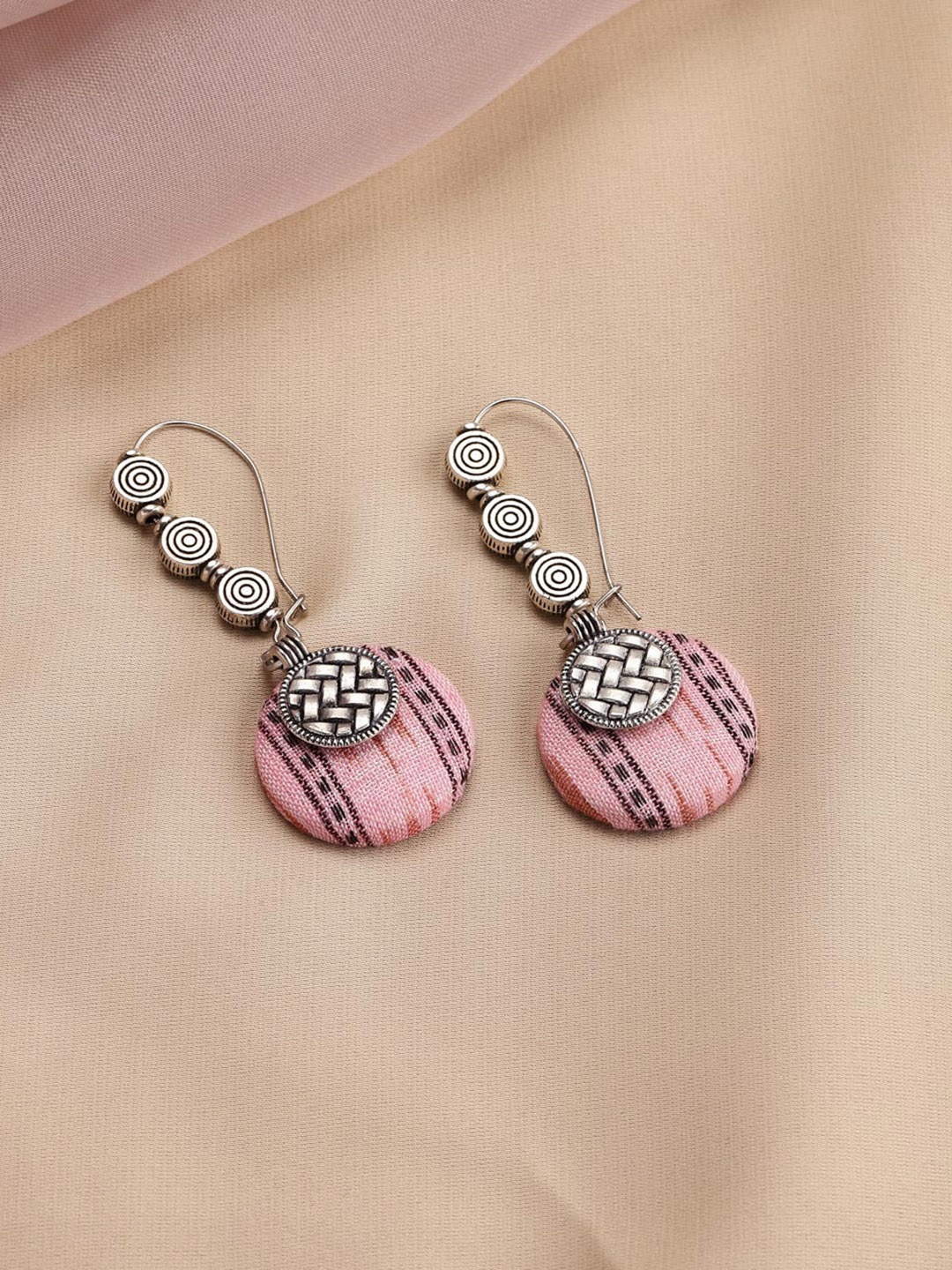 

Fabindia Contemporary Drop Earrings, Silver