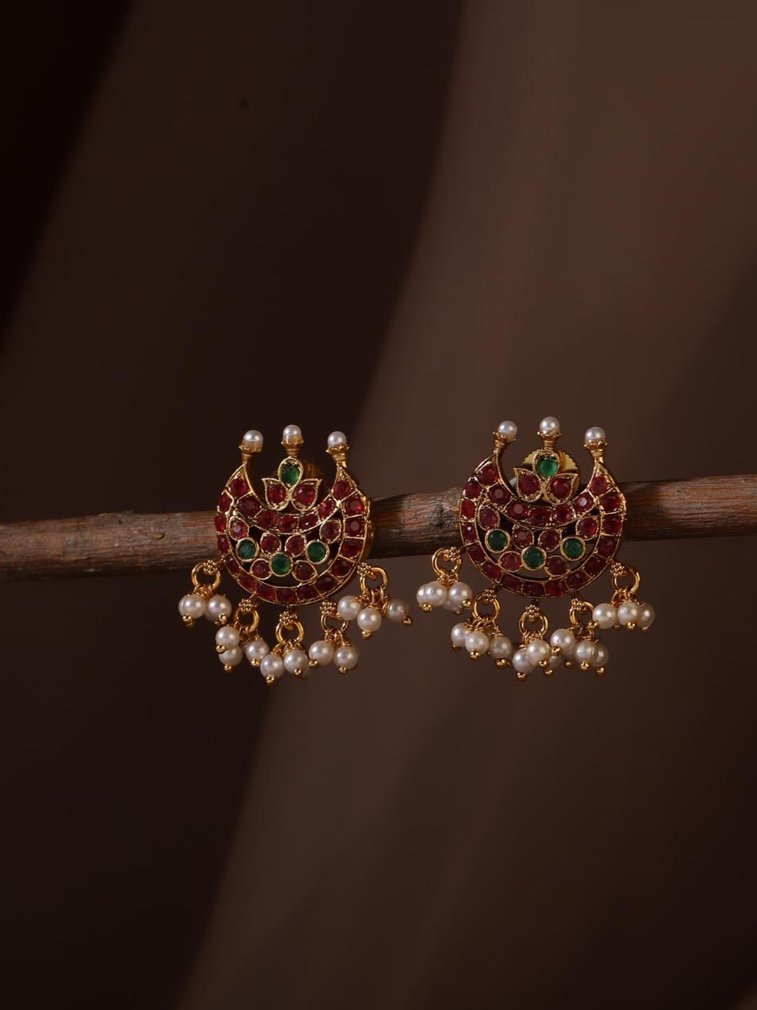 

Fabindia Contemporary Chandbalis, Gold