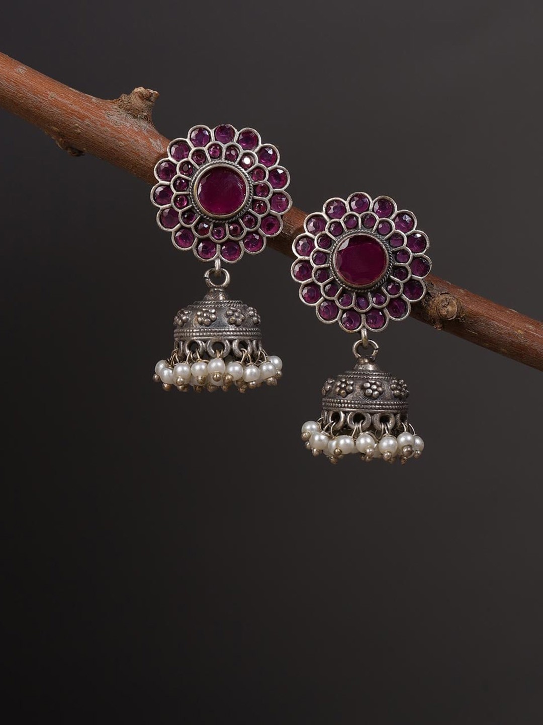 

Fabindia Contemporary Jhumkas, Silver