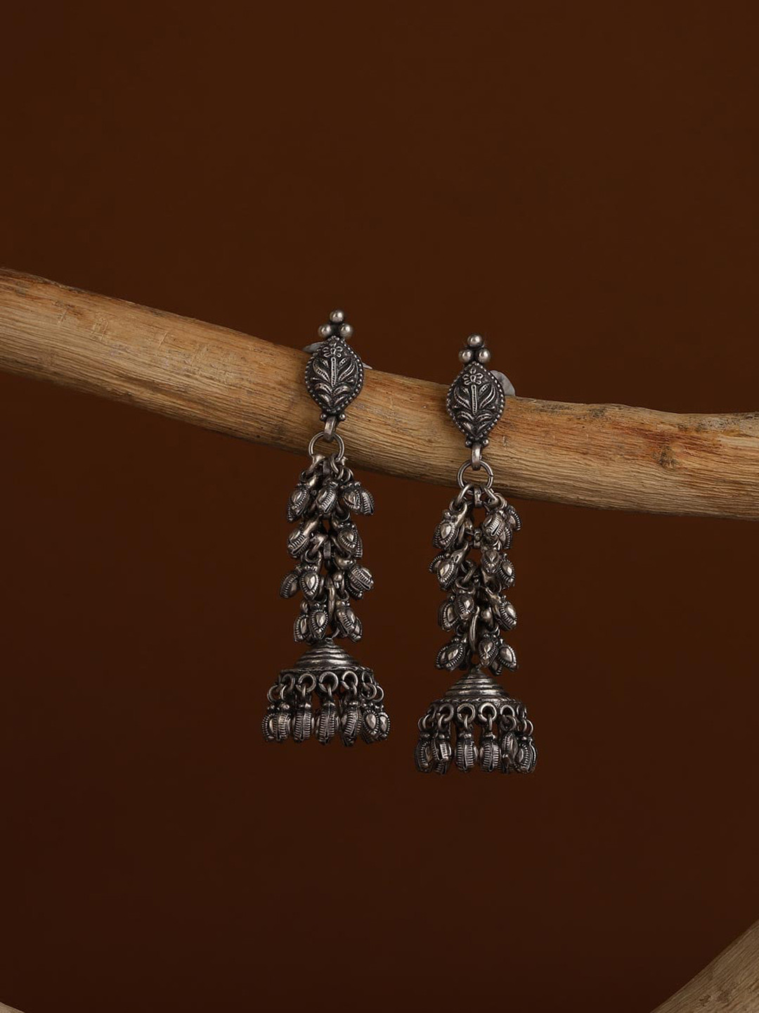 

Fabindia Silver Contemporary Jhumka