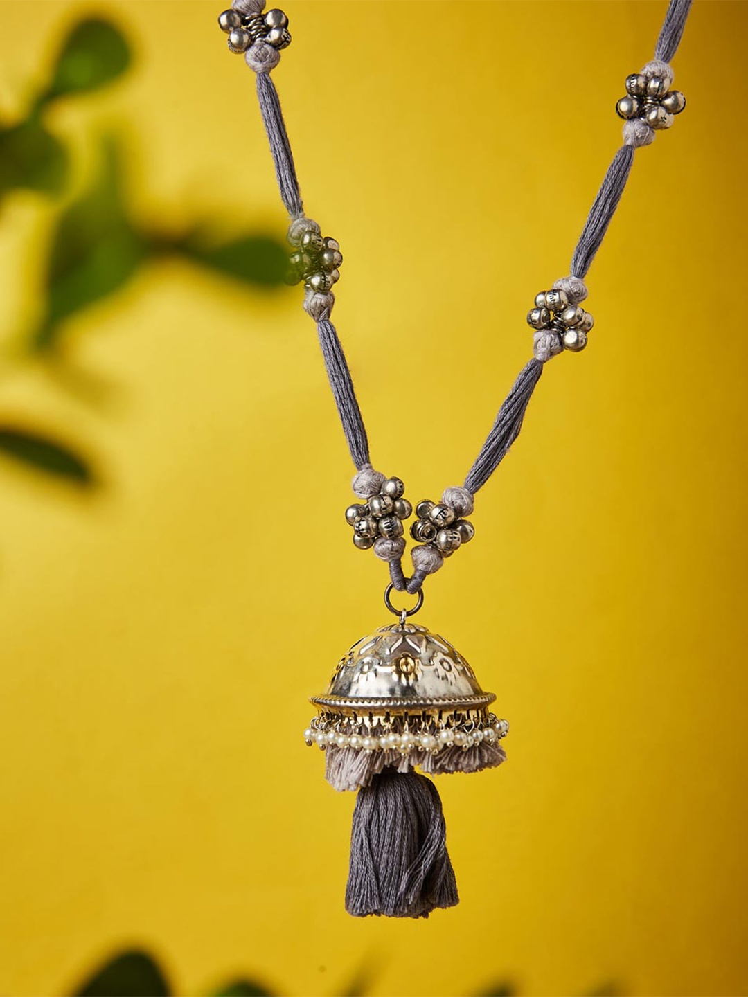 

Fabindia Metal Minimal Necklace, Silver
