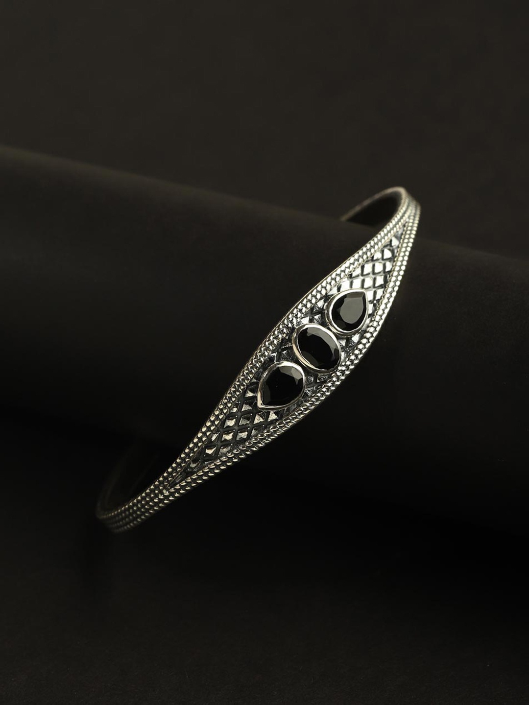 

Fabindia Studded Silver Cuff Bracelet