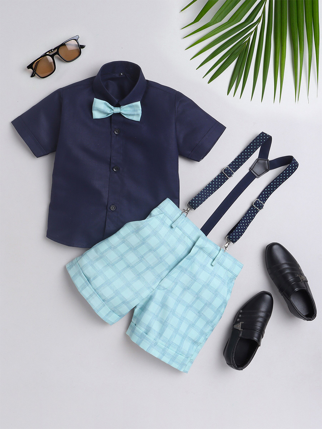 

Jeetethnics Boys Shirt With Shorts, Blue