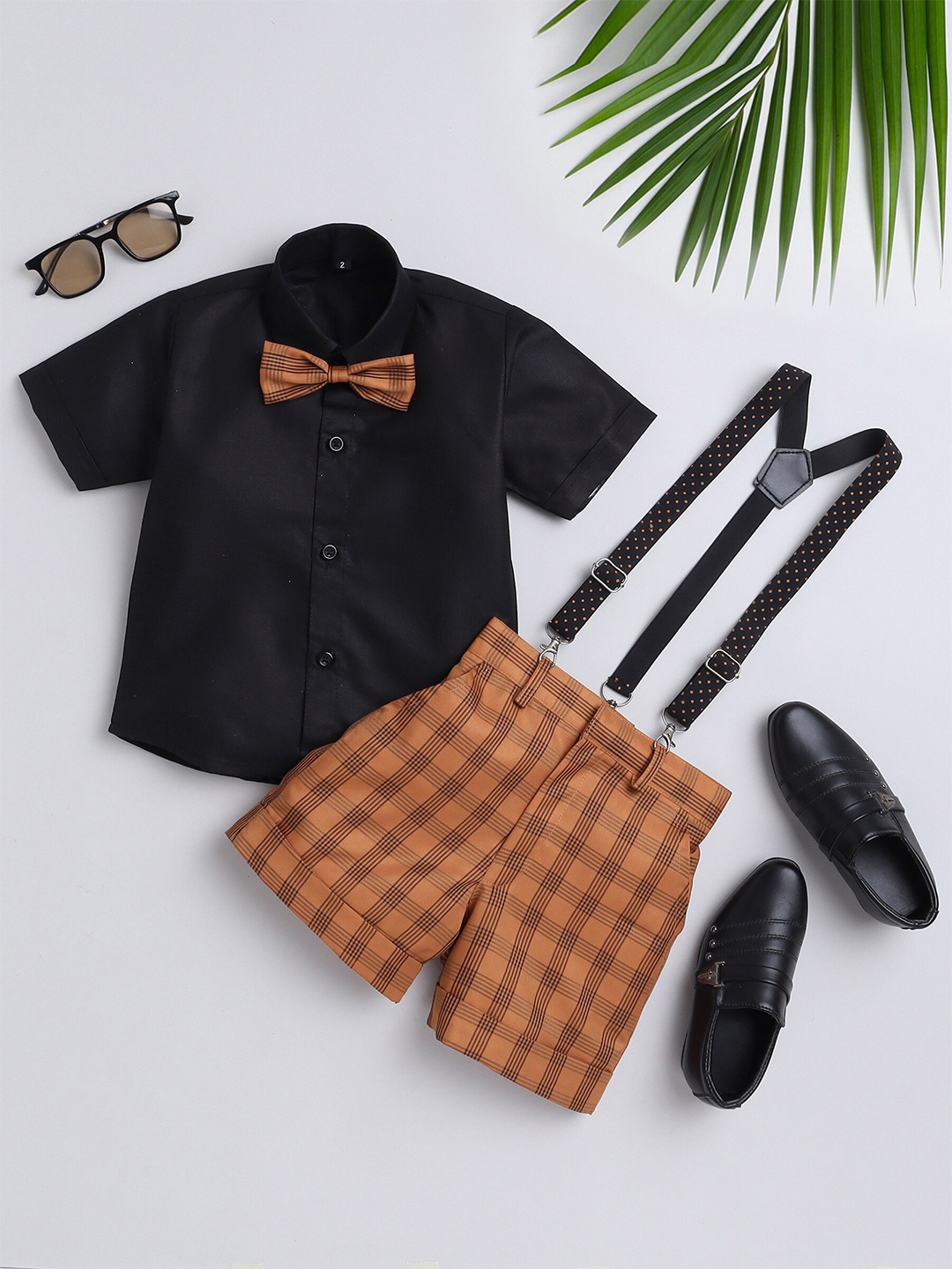 

Jeetethnics Boys Shirt With Shorts, Yellow