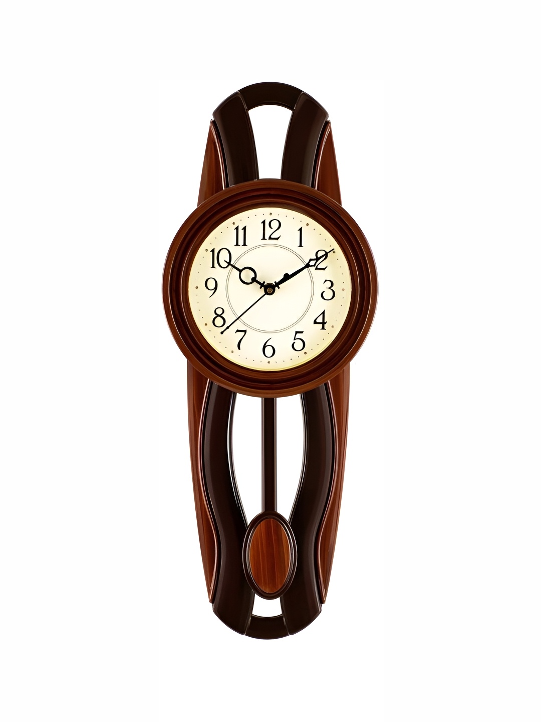 

Attractionz Brown & Beige Wall Clock