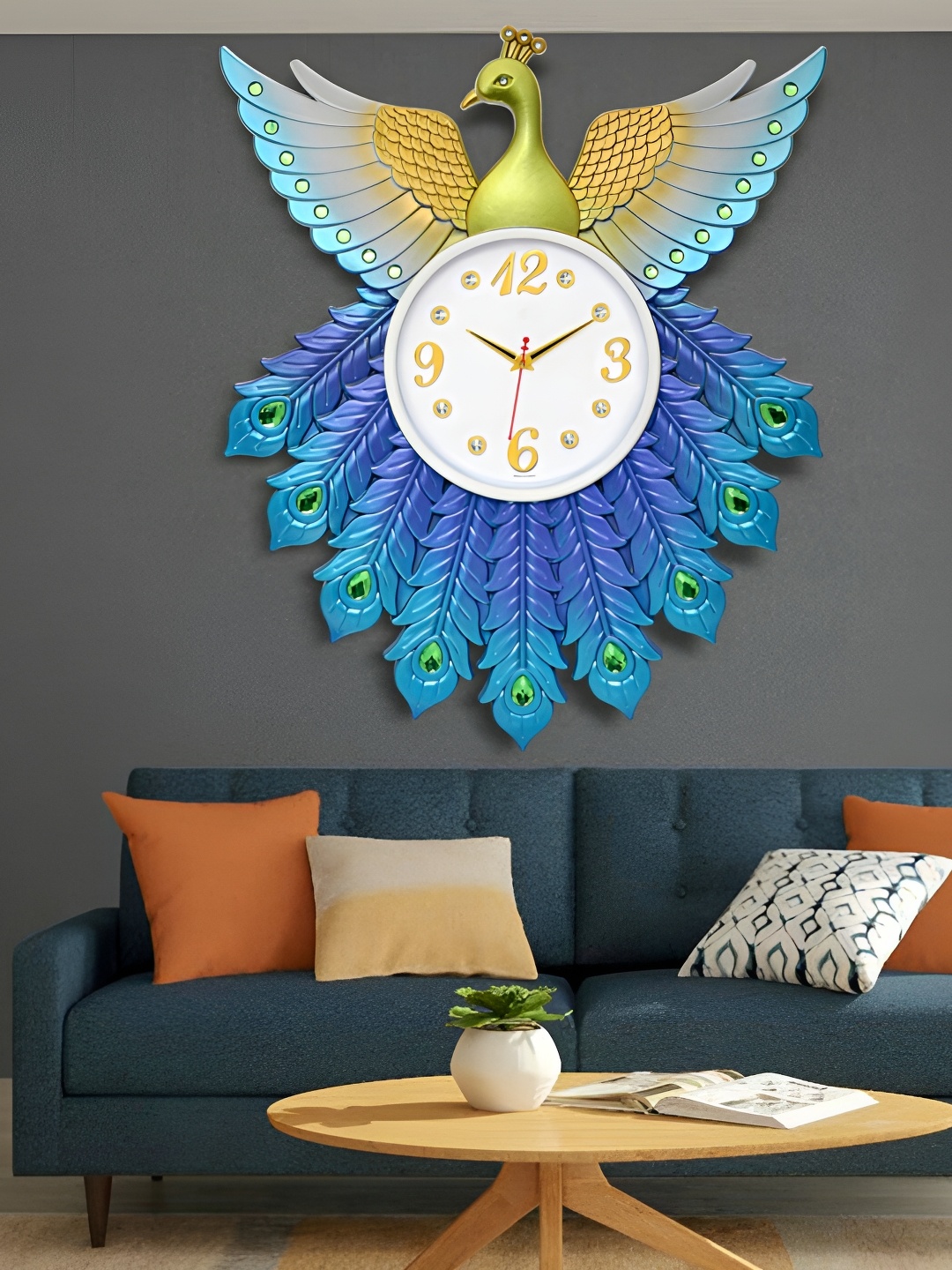 

Attractionz Lavender & White Wall Clock