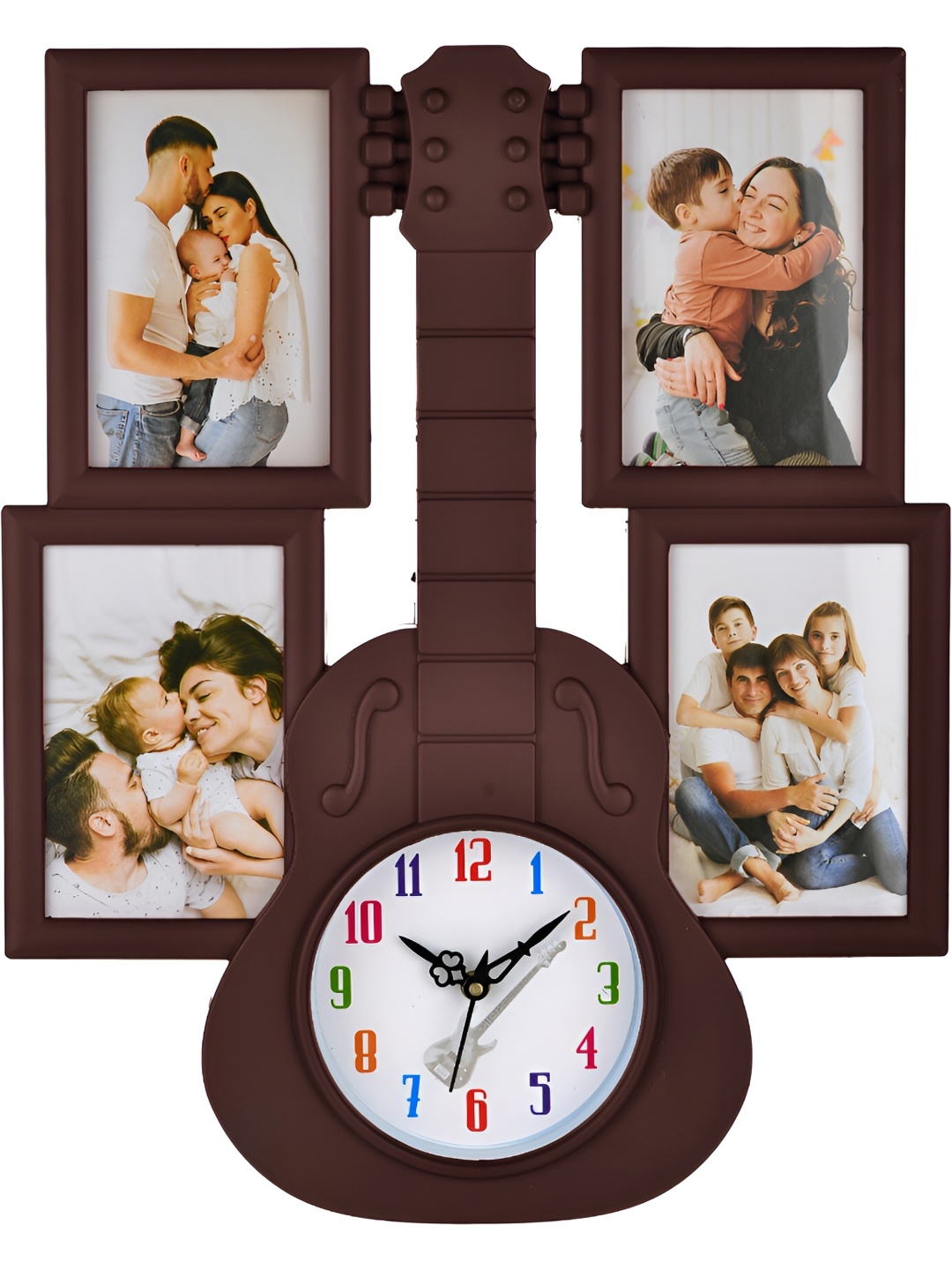 

Attractionz Brown & White Wall Clock