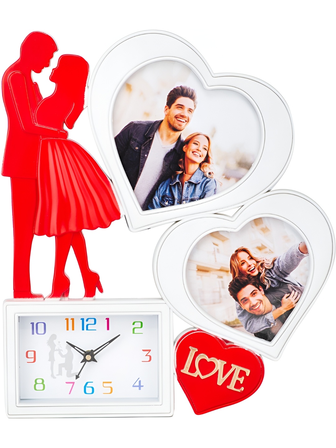 

Attractionz White & White Wall Clock