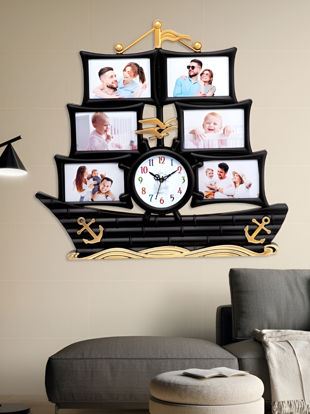 

Attractionz Black & White Wall Clock