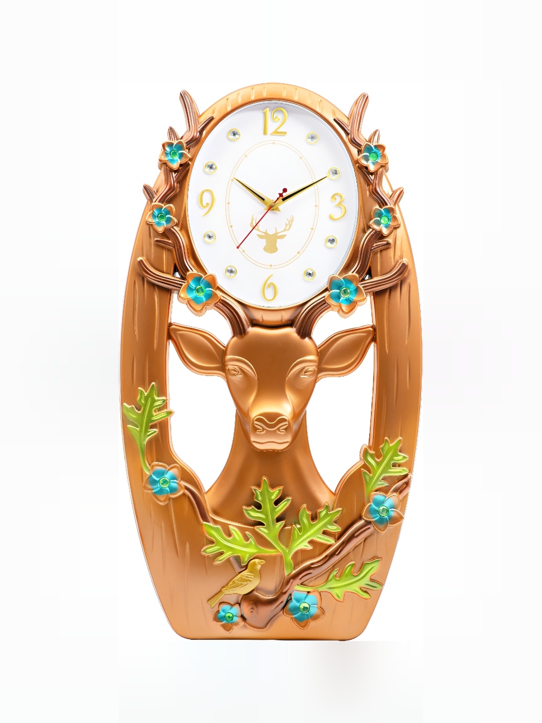 

Attractionz Orange & White Wall Clock