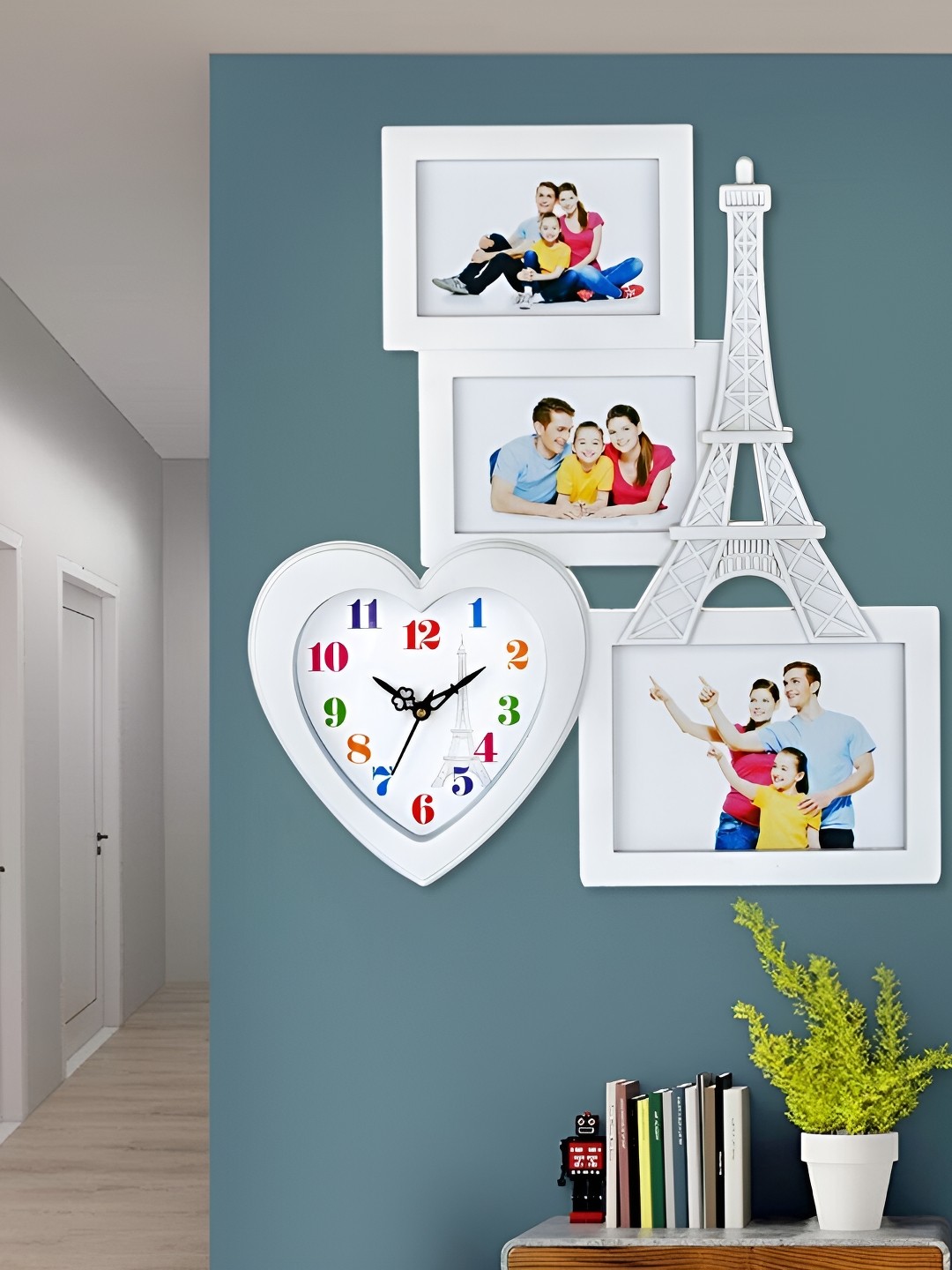 

Attractionz White & White Wall Clock