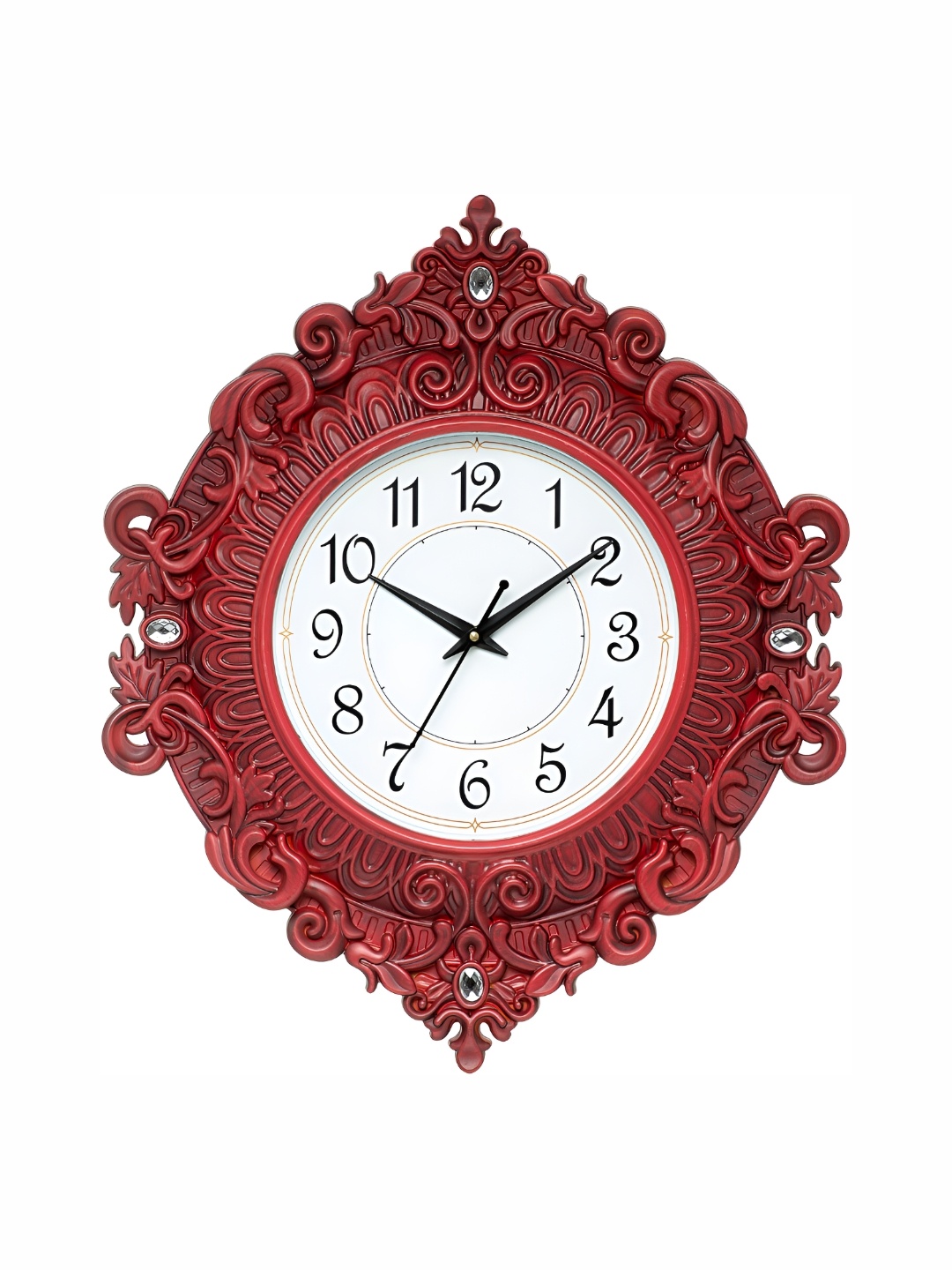 

Attractionz Red & Beige Wall Clock