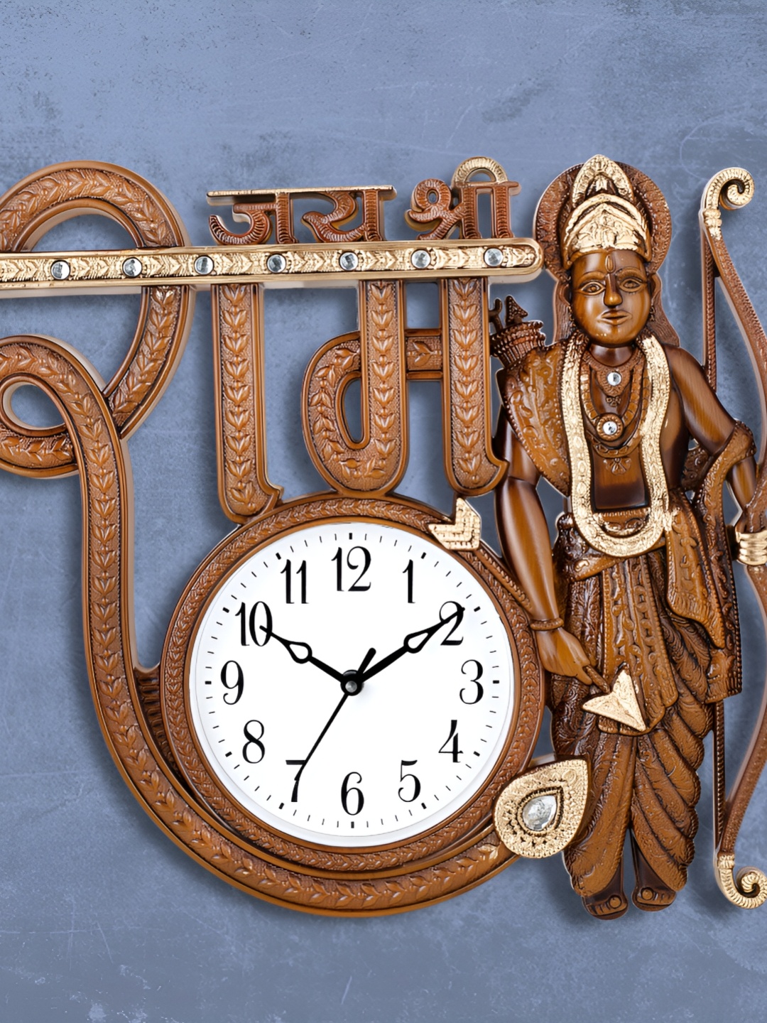 

Attractionz Brown & Brown Wall Clock