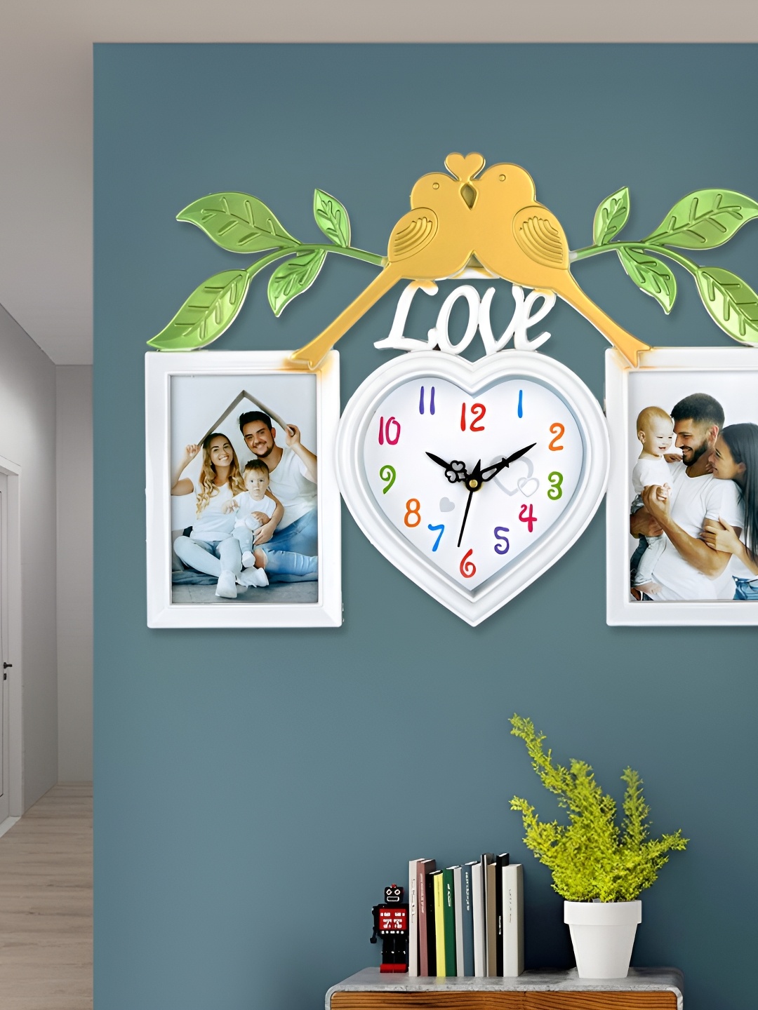 

Attractionz White & Beige Wall Clock