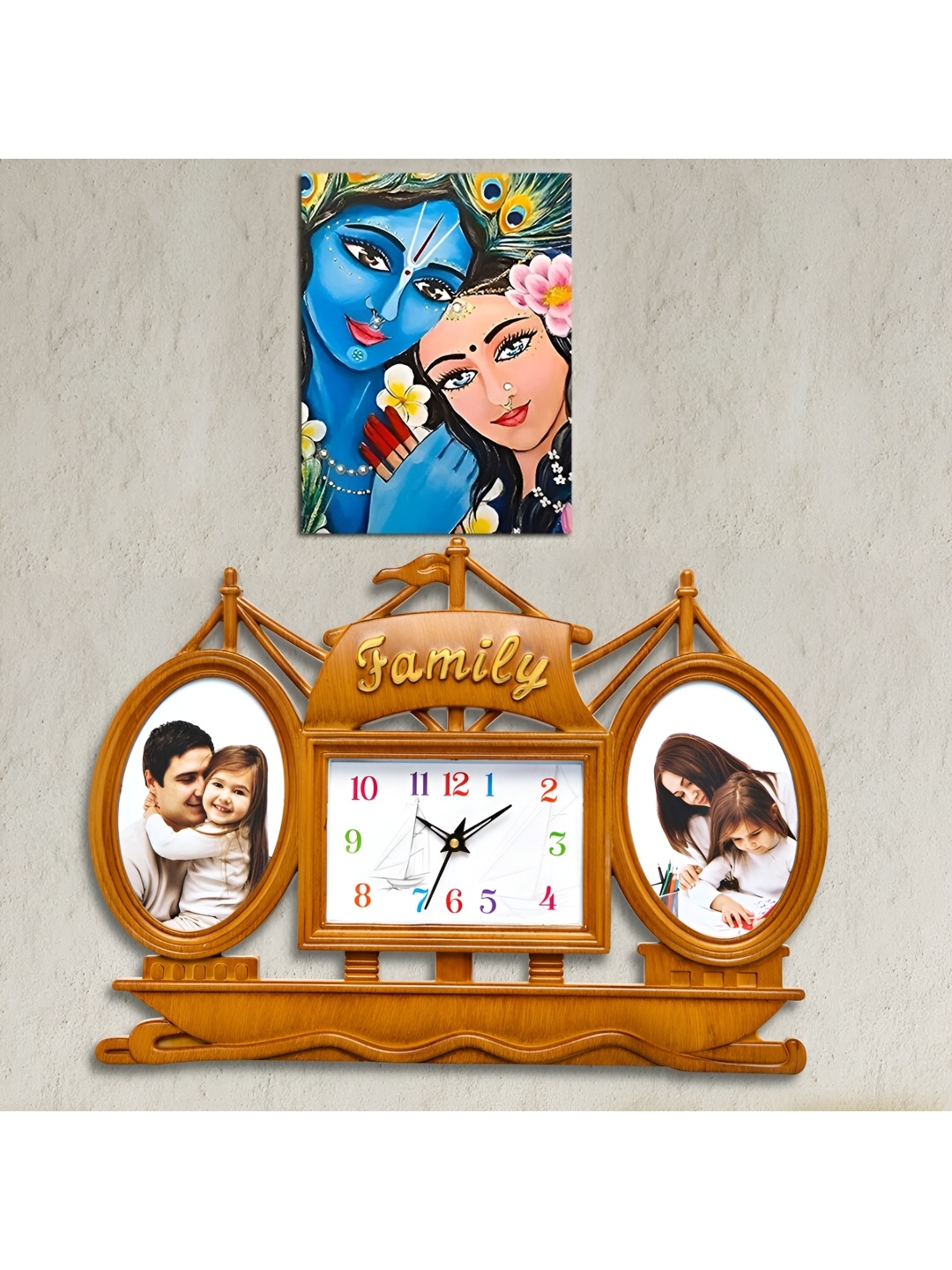 

Attractionz Beige & Beige Wall Clock