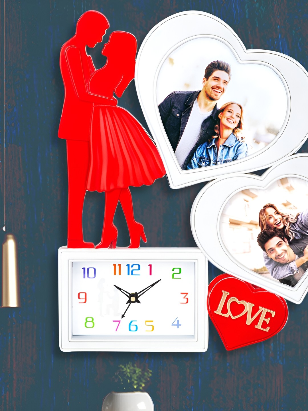 

Attractionz White & White Wall Clock