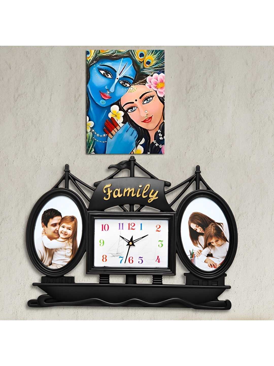 

Attractionz Black & Beige Wall Clock