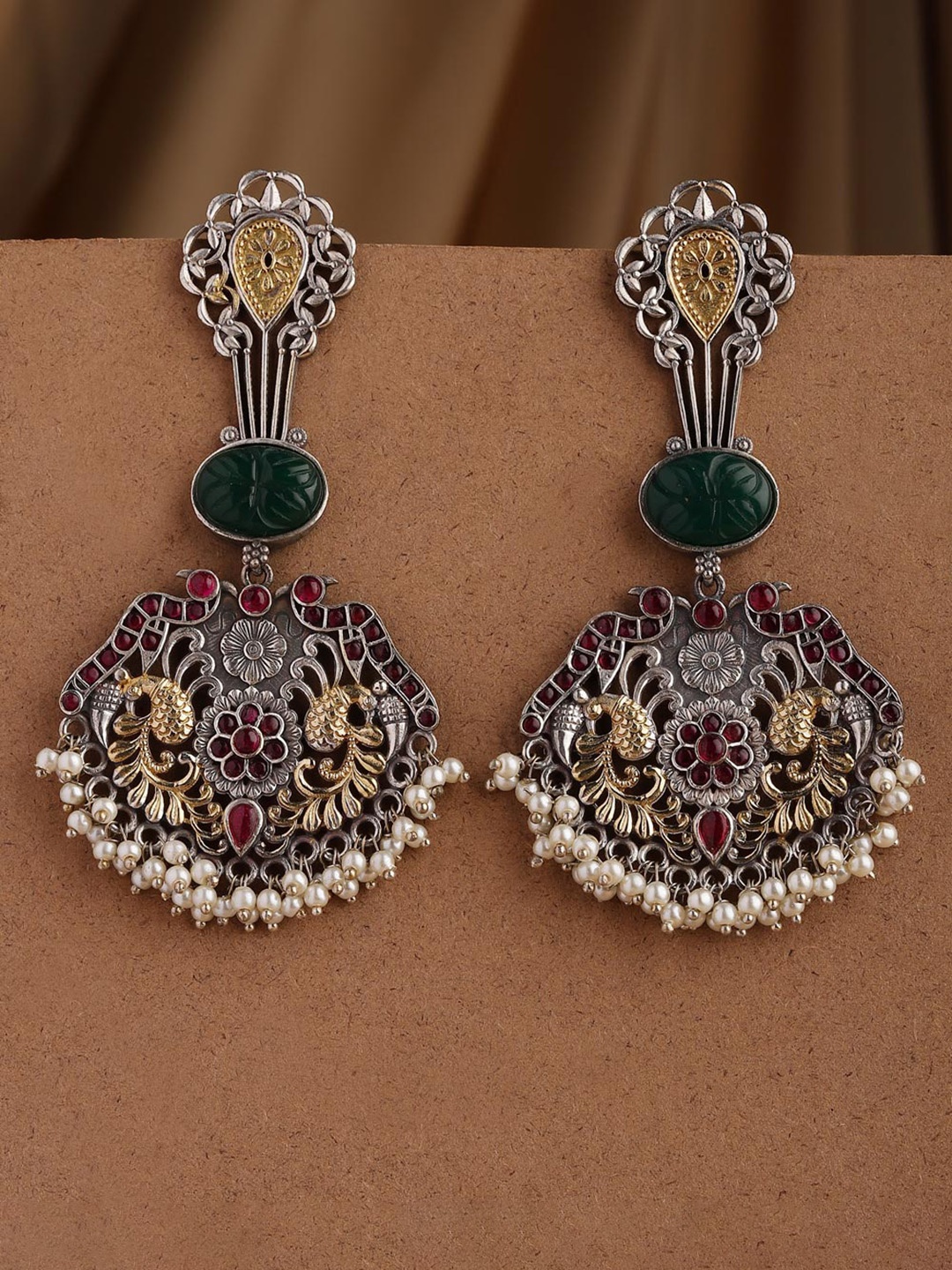 

Fabindia Contemporary Drop Earrings, Silver