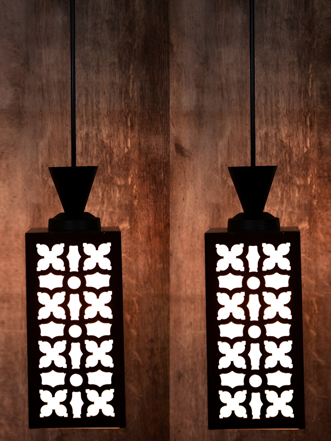 

Afast Brown 2 Pieces Textured Traditional Ceiling Lamps