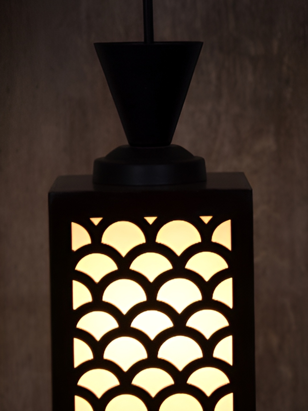 

Afast Brown and White Textured Contemporary Ceiling Lamp
