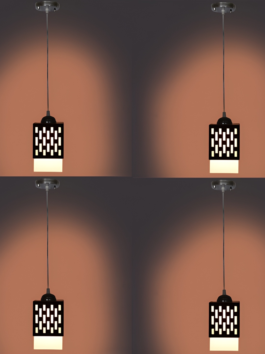 

Afast Brown & White 4 Pieces Traditional Hanging Ceiling Lamps